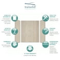thumbnail image 3 of Transolid Ewk604872 Expressions 60" W X 48" D X 72" H Three Panel Shower Wall Kit -, 3 of 6