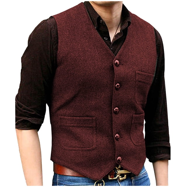Camiseta sin mangas con cuello en V para hombre, color liso, sin mangas, con cuello en V y múltiples bolsillos, blusa informal de moda para hombre