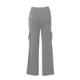 thumbnail image 5 of FYDUU Yoga Flare Leggings For Women High Waisted Casual Cargo Pants Fashion Thermal Winter Hiking Workout Leggings With Pockets Comfy Trousers, 5 of 5
