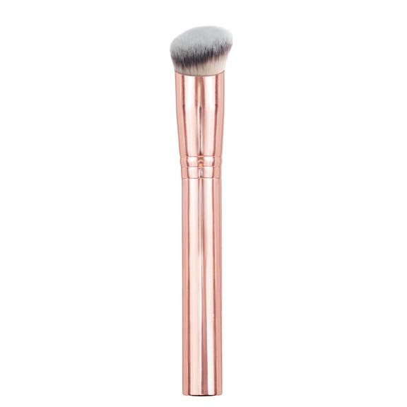 DUAIU Professional Angled Foundation Brush - Premium Synthetic Kabuki Makeup Brush for Contour, Blending Liquid & Powder - Vegan Cosmetic Applicator