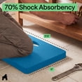 thumbnail image 4 of GORILLA GRIP Kneeling Pad, Cushioning Support for Knees, Extra Thick, Water Resistant, 17.5x11 Blue, 4 of 9