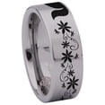 thumbnail image 3 of Fox and Flowers Tungsten Carbide Ring, 3 of 6