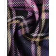 thumbnail image 6 of Gomelly Men Tops Button Down Shirts Casual Blouse Mens Single Breasted Party Tunic Shirt Lapel Neck Purple 5XL, 6 of 8