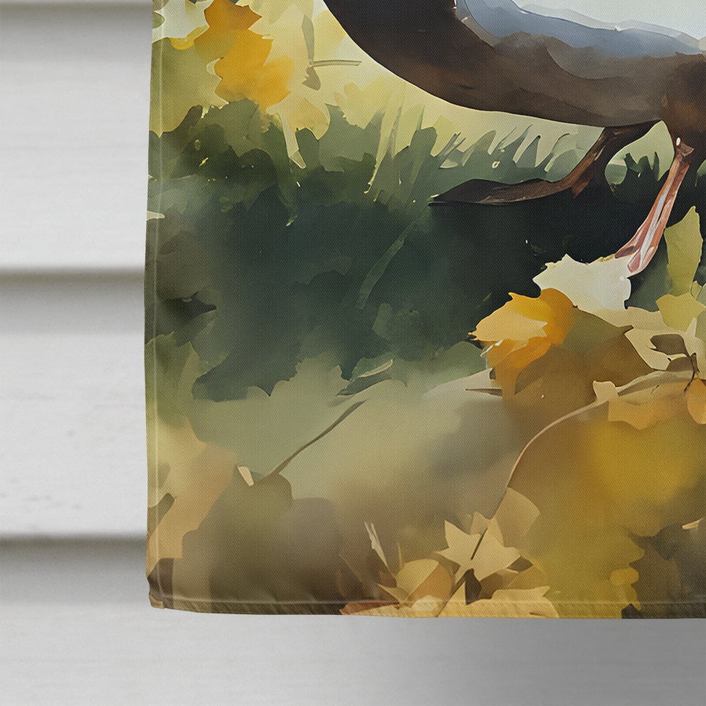 Wood Duck House Flag 28 in x 40 in