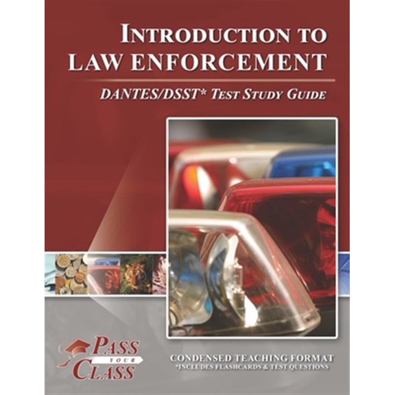 Pre-Owned Introduction to Law Enforcement DANTES/DSST Test Study Guide, (Paperback)