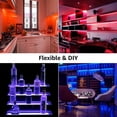 thumbnail image 4 of LED Strip Lights Kit, 32.8ft RGB LED Light Strips, Color Changing Light Strip with Remote Control, 12V Power Supply for Kitchen, Bedroom, and More, Waterproof (16.4ft*2), 4 of 7
