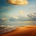 thumbnail image 2 of Wuestenhagen, Dirk 20x20 Gold Ornate Wood Framed with Double Matting Museum Art Print Titled - Dream Beach, 2 of 4