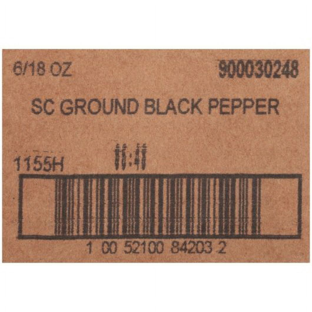 Spice Classics Ground Black Pepper, 18 oz - Case of 6