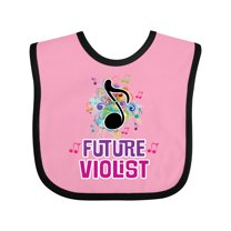 Inktastic Viola Future Violist Music Gift Girls Baby Bib