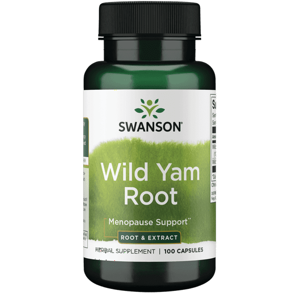 Swanson Wild Yam Root 100 Capsules