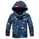 AAMILIFE Boys Waterproof Fleece Lined Jacket Color Block Windbreaker Hooded Coat - image 1 of 2