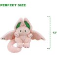 thumbnail image 4 of Cute Bat Bunny Plush Pillow Kawaii Bat Rabbit Stuffed Animal for Kids Pink 12, 4 of 4