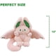 thumbnail image 4 of Cute Bat Bunny Plush Pillow Kawaii Bat Rabbit Stuffed Animal for Kids Pink 12, 4 of 4