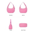 thumbnail image 5 of XINLANER Small Crescent Puffer Purse Shoulder Bag for Women Nylon Quilted Purses Bag Adjustable Shoulder Strap Puffy bag, 5 of 5