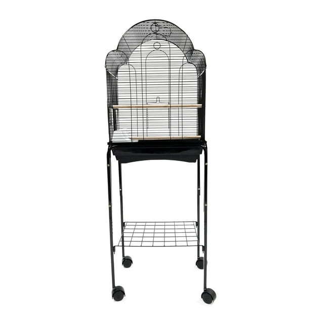 Carcasa espaciadora de barras YML Bird Cage, negra, con soporte pequeño