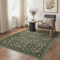 thumbnail image 3 of GENIMO 5'x7' Area Rug for Living Room, Machine Washable Non Slip Low Pile Rug for Bedroom Dining Room, Modern Art Inspired, Dusty Green, 3 of 7