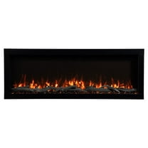 Modern Ember Highmark 50 inch Smart Linear Electric Fireplace - Black