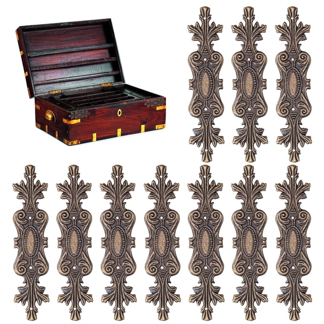 10 Protectores de Esquina de Metal Protector de Esquina de Gabinete Vintage Protector de Esquina de Muebles con Tornillos de Montaje para Caja de Madera Caja de Regalo de ANGGREK Otros