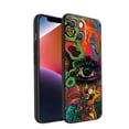 thumbnail image 1 of Compatible with iPhone 14 Phone Case, Abstract-Psychedelia-Hippie-41 Case Silicone Protective for Teen Girl Boy Case for iPhone 14, 1 of 1