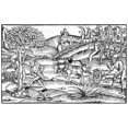 thumbnail image 2 of Peasants Farming C1520. Npeasants Working The Fields In Autumn. Woodcut German C1520. Poster Print by, 2 of 2