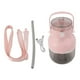 thumbnail image 5 of Licuadora personal de 500 ml con carga USB C, 16 x 21 cm y correa para el hombro Rosa, 5 of 9