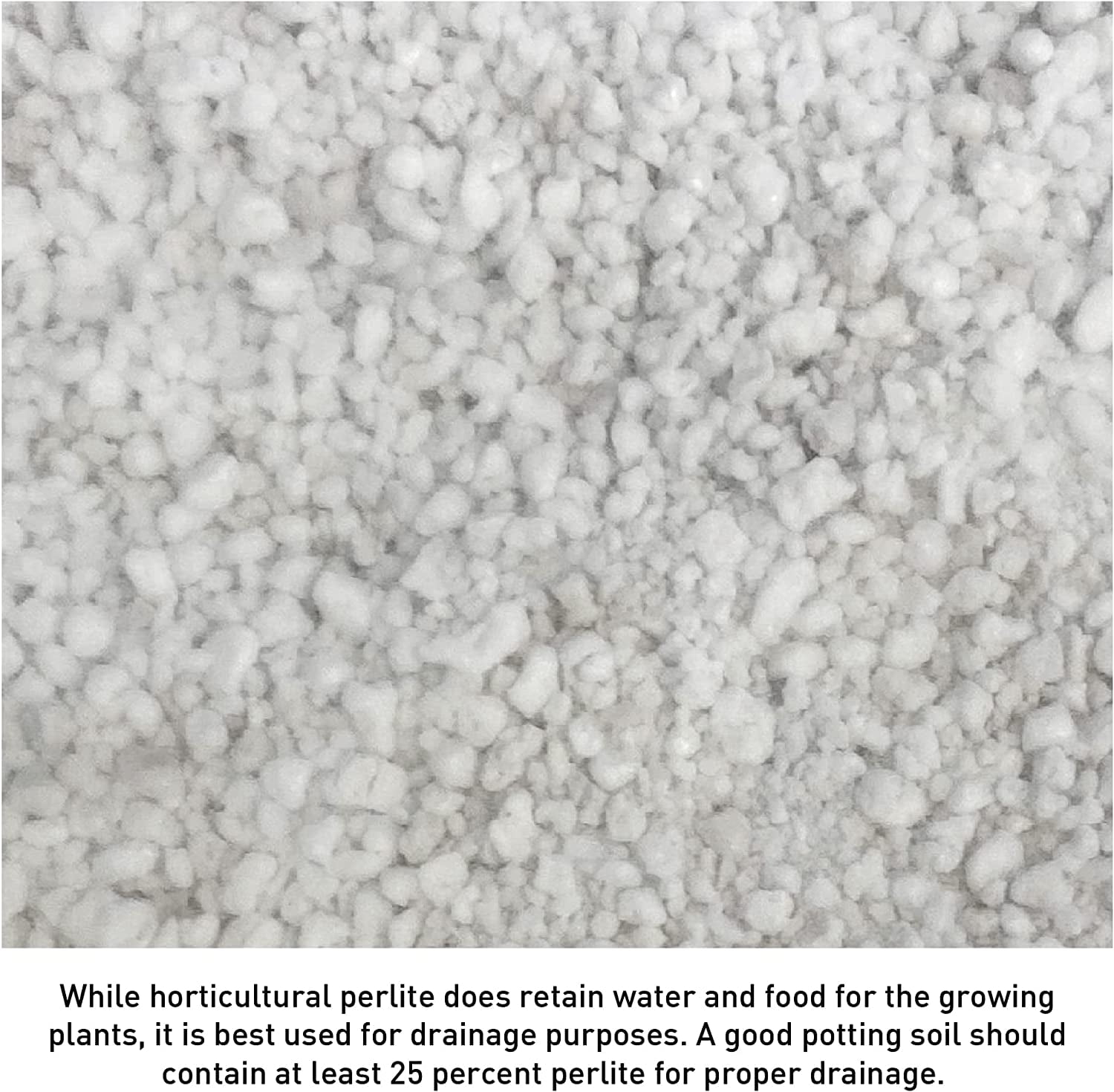 AeroSoil Premium Perlite Horticultural Grade Soil Additive Drainage and Growth-Coarse 4 Cubic Foot - White