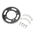 thumbnail image 3 of 420 Chain Rear Sprocket, Carbon Steel 37T Rear Sprocket Rust Resistant Stable Performance 76mm  For 50 To 190cc Pit Dirt Bike, 3 of 8