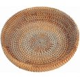 thumbnail image 5 of Natural Wicker Round Basket for Fruit, Bread, and Vegetable Storage, Handwoven Rattan Tray for Kitchen Decoration, 5 of 5