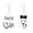 S, variant on QIQUWOHUL Tie Dyed Gradient Leather Earrings Water Drops Nurses Pencil Earrings Teacher Earrings