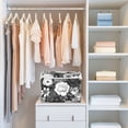 thumbnail image 6 of Foldable Fabric Storage Bin With Handle Collapsible Basket Box Storage With Lid Organizer Rose, 6 of 7