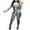 Black, variant on Women's Romper Jumpsuit Casual Summer One Piece Trendy Fashion 3D Body Printed Round Neck Short Sleeves Tight Round Neck Slim Fit Rompers Jumpers with Pockets