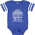 thumbnail image 3 of Inktastic Together, We Fight Lung Cancer Awareness Boys or Girls Baby Bodysuit, 3 of 5