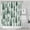 Light Green Christmas, variant on Green Christmas Tree and Text Pattern Shower Curtain 36"x72" ,Bathroom Decorative Shower Curtains Set with 12 Hooks,Modern Waterproof Washable Shower Curtain