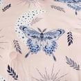 thumbnail image 5 of Chezmoi Collection 3-Piece Mystical Butterfly Kids Bedding Set Twin Size - Pink Lavender Blue White Soft Microfiber Comforter Set w/Butterfly Throw Pillow, 5 of 8