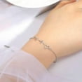 thumbnail image 5 of RSAMD Cardiogram Charm Bracelet Women Stainless Steel Hand Bracelets Fashion Jewelry-Gold, 5 of 9