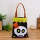 thumbnail image 5 of Bewildely Bolsa de dulces Accesorios de Halloween con asa Bolsa de calabaza Artesanía Accesorios de fiesta Arreglo de escena de tela Paquete de regalo Kits de decoración para fiestas Calavera negra Bewildely HA068067-02, 5 of 6