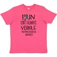 thumbnail image 3 of Inktastic Trigeminal Neuralgia Awareness Pain Isn't Always Visible Youth T-Shirt, 3 of 5