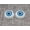 Blue, variant on U8MO 20pcs Acrylic Round Doll Eyes Eyeballs 20mm Troll Eye Color Choice-Blue