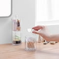 thumbnail image 4 of xinxixnxx Clear Portable Round Cotton Pad Storage Box Q-tip Container Makeup Holder Transparent Cosmetic Case, 4 of 9