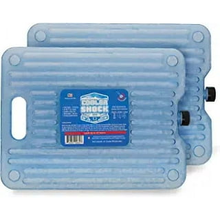 LotFancy 4 Ice Packs for Cooler and Lunch Box, Reusable Freezer Packs,  7x4.75x0.75 in