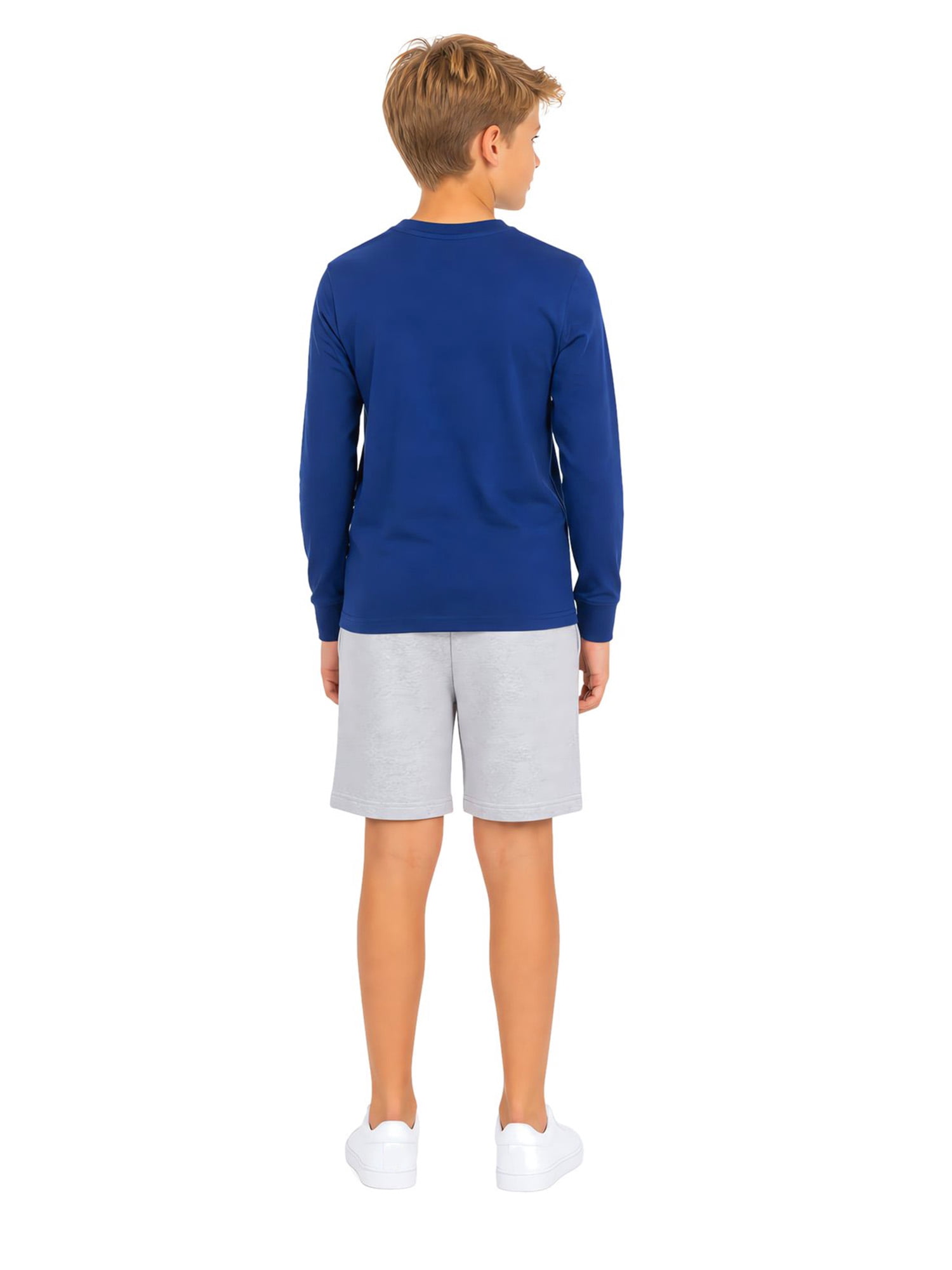 U.S. Polo Assn. Boys Long Sleeve Crewneck Shirt, Sizes 4-18