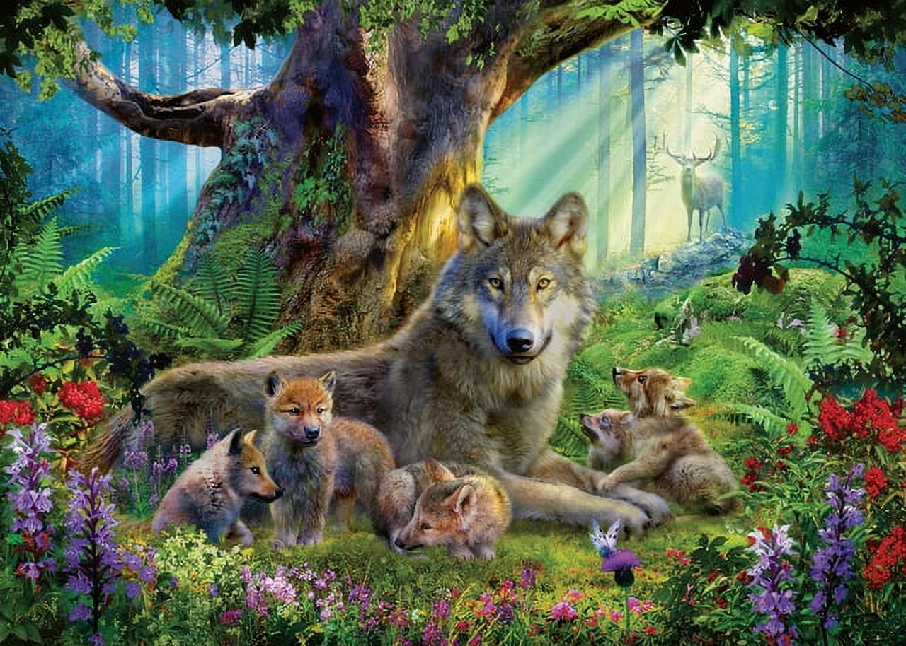 Ravensburger Great Outdoors Puzzle Series | Wolves in the Forest | 300 Piece Jigsaw Puzzle