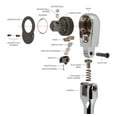 thumbnail image 2 of TEKTON 3/8 Inch Drive x 12 Inch Flex Head Bent Handle Non-Quick-Release Long Ratchet | SRH23112, 2 of 8