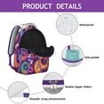 thumbnail image 4 of Exotic Paisley Artwork School Backpack Durable and Comfortable Bohemian Vintage Floral Students Backpack with Retro and Abstract Pattern, 4 of 4