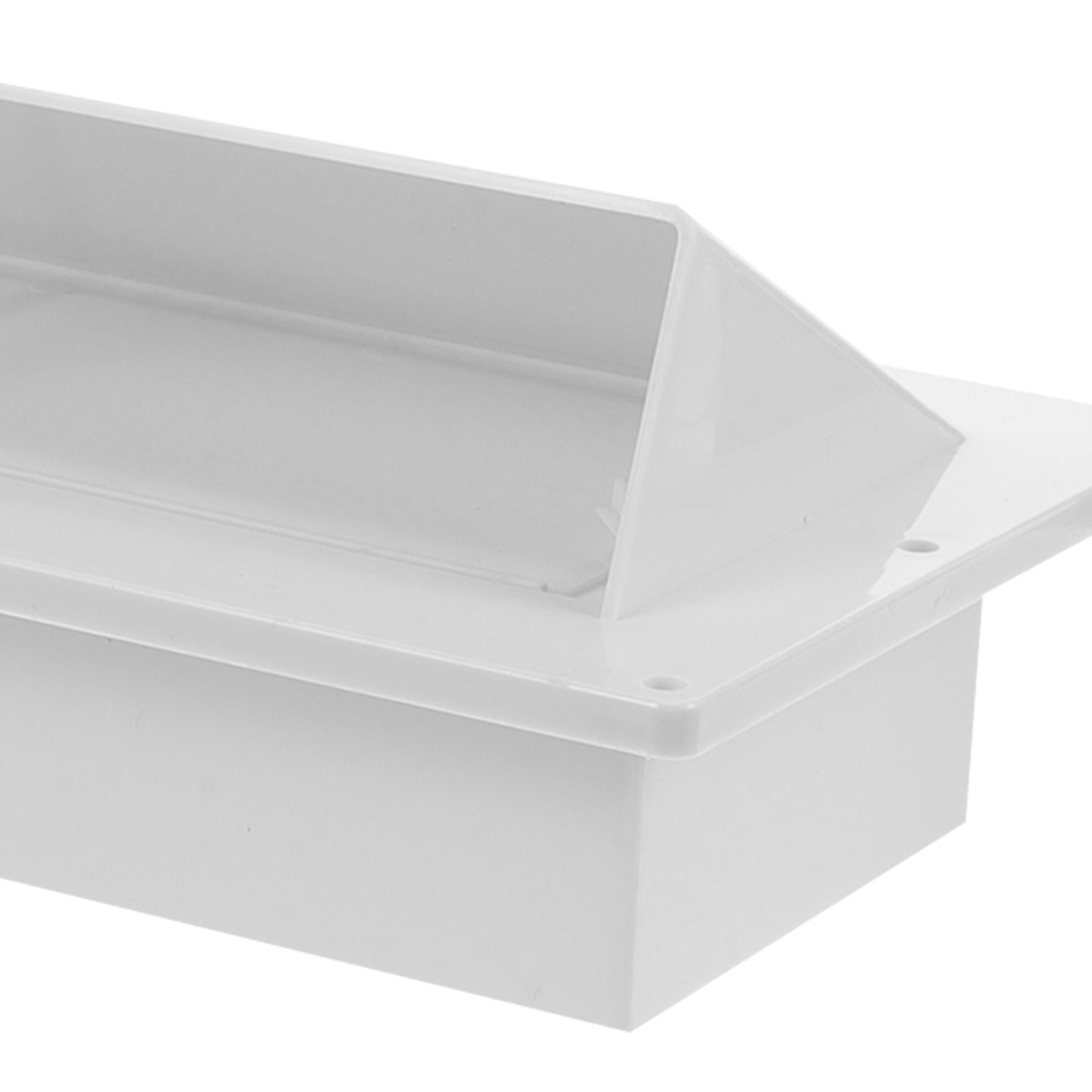 Topbathy Multi Functional White Floor Vent Cover for Car Use with Easy Install ABS Plastic and Large Ventilation