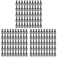 thumbnail image 1 of YWIYIUD 150 PCS Practical Curtain Hooks Gliding and Rustproof Curtain Accessories Suitable for Gazebo Curtains Indoor Outdoor Canopies Curtain Tracks and Netting, 1 of 8