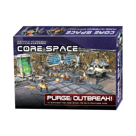 Core Space Purge Outbreak Expansion - Battle Systems Cooperative / Solo Scifi Dungeon Crawler Board Game