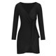 thumbnail image 1 of Ichuanyi liquidación femenina invierno casual de invierno cross cross irregular cintura de manga larga vestimenta ICHUANYI WER202308183378, 1 of 5