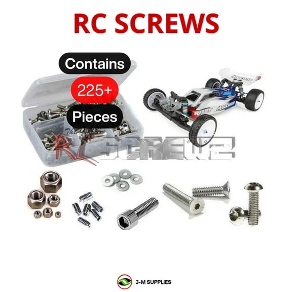 RCScrewZ Stainless Screw Kit asc103 for Associated RC10B6.2 1/10 Electric Buggy (#90023) | SET