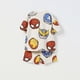thumbnail image 1 of Chándales de dibujos animados para niños, ropa deportiva informal de dos piezas, ropa de moda para exteriores, camiseta estampada y pantalones cortos para bebés, 2024, 1 of 4
